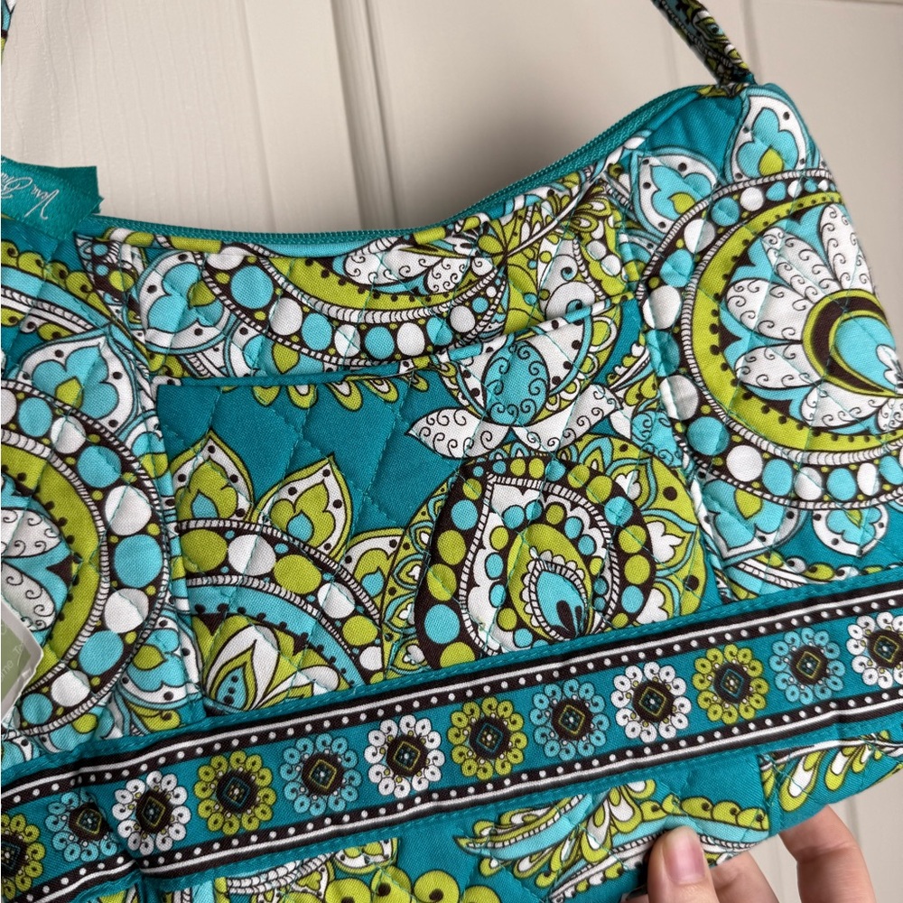 NWT Vera Bradley Peacock Molly Shoulder Bag NWT RETIRED PATTERN - LAST ONE - Picture 3 of 6
